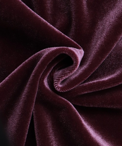 hunch(ハンチ)の「ベロアサイド切替パンツ(その他パンツ・レディース・ダークパープル/ブラウン/チャコール・FREE)」の13枚目の写真