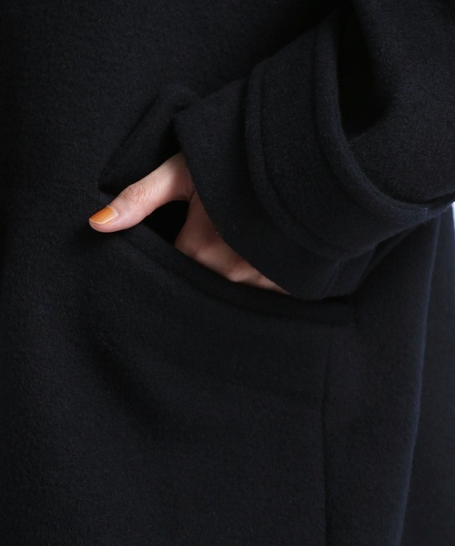 eL（エル）の「【eL】Short Beaver Big Pea Coat（ピーコート）」 - WEAR