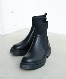 notch. | リブニットブーツ(ブーツ)