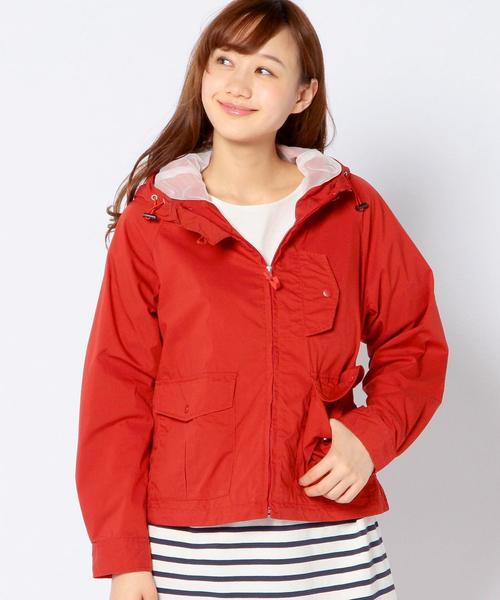 Another Edition(アナザーエディション)の「フーデッドブルゾン/ AEBC HOODED BLSN◆(ブルゾン・レディース・オフホワイト/レッド/ロイヤルブルー・フリー)」の3枚目の写真