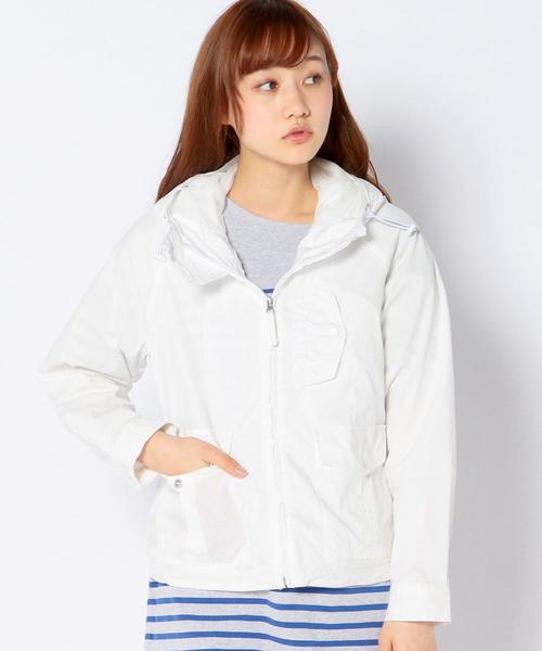 Another Edition(アナザーエディション)の「フーデッドブルゾン/ AEBC HOODED BLSN◆(ブルゾン・レディース・オフホワイト/レッド/ロイヤルブルー・フリー)」の2枚目の写真