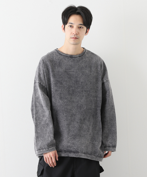 JOURNAL STANDARD J.S HOMESTEAD(ジャーナルスタンダードホームステッド)の「【J.S.Homestead】OVER LARGE PONCHO(Tシャツ/カットソー・メンズ・チャコールグレー/ブラウン系その他/グリーン/ベージュ・FREE)」の6枚目の写真