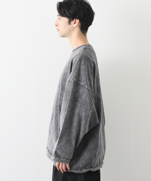 JOURNAL STANDARD J.S HOMESTEAD(ジャーナルスタンダードホームステッド)の「【J.S.Homestead】OVER LARGE PONCHO(Tシャツ/カットソー・メンズ・チャコールグレー/ブラウン系その他/グリーン/ベージュ・FREE)」の11枚目の写真