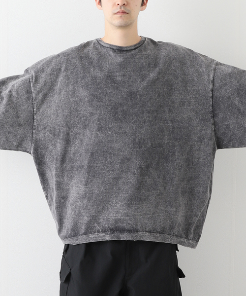 JOURNAL STANDARD J.S HOMESTEAD(ジャーナルスタンダードホームステッド)の「【J.S.Homestead】OVER LARGE PONCHO(Tシャツ/カットソー・メンズ・チャコールグレー/ブラウン系その他/グリーン/ベージュ・FREE)」の18枚目の写真