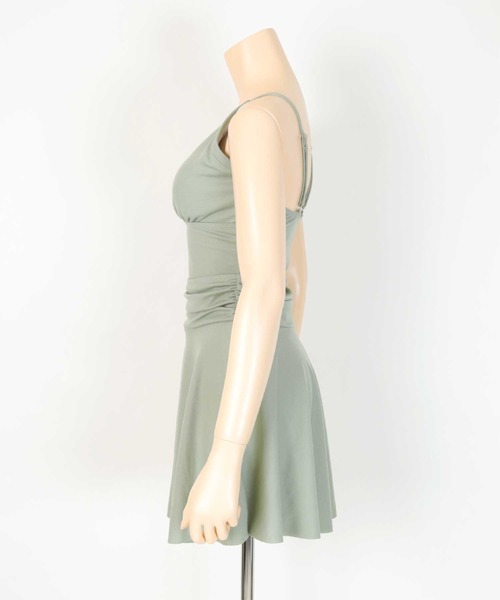 スカート付Ｖネックワンピース/水着