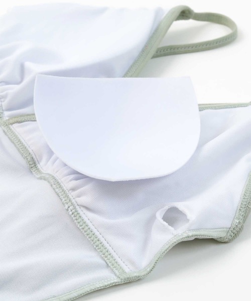 スカート付Ｖネックワンピース/水着