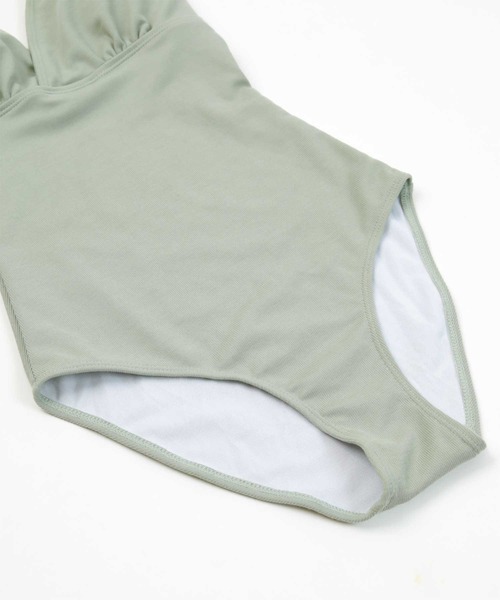 スカート付Ｖネックワンピース/水着