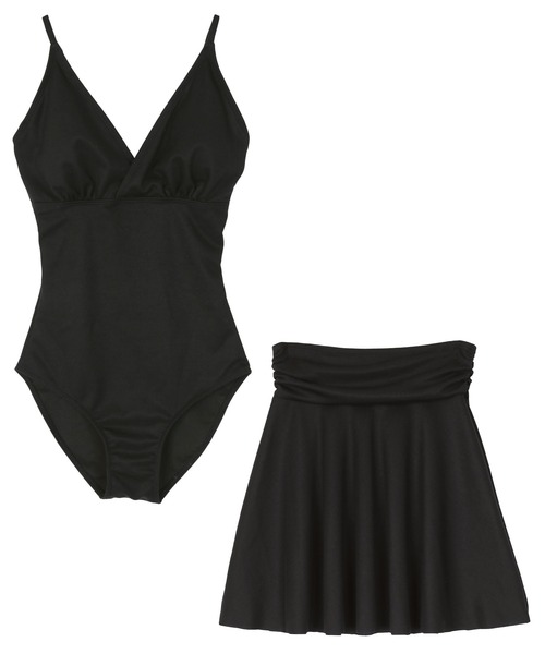 セール】スカート付Vネックワンピース/水着（水着）｜SEA DRESS