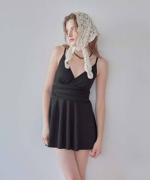 セール】スカート付Vネックワンピース/水着（水着）｜SEA DRESS