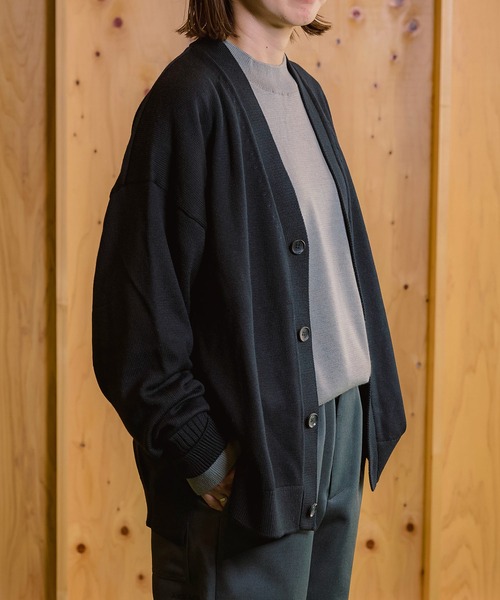 Jack Miller(ジャックミラー)の「Jack Miller ソリッドウールカーディガン 001(カーディガン/ボレロ・メンズ・ブラック/サンドグレー・L/M)」の22枚目の写真