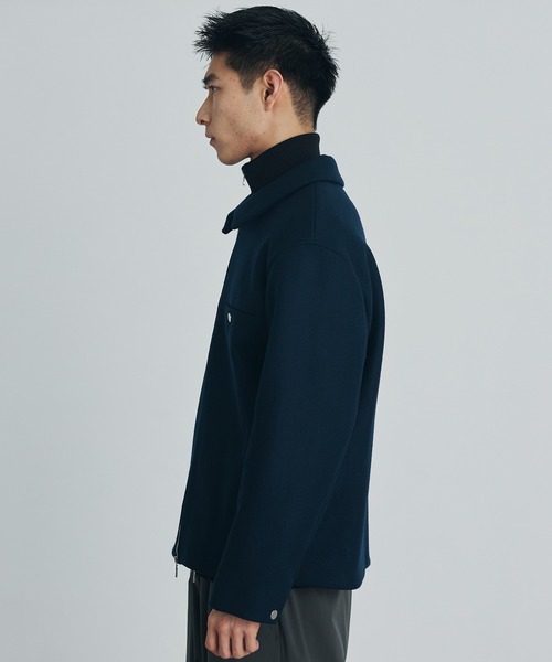 Super140s メルトン ショートジップブルゾン（ブルゾン）｜PUBLIC TOKYO（パブリックトウキョウ）