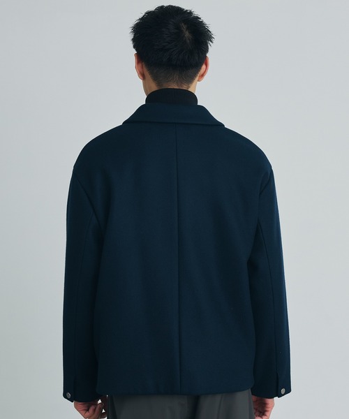 Super140s メルトン ショートジップブルゾン（ブルゾン）｜PUBLIC TOKYO（パブリックトウキョウ）