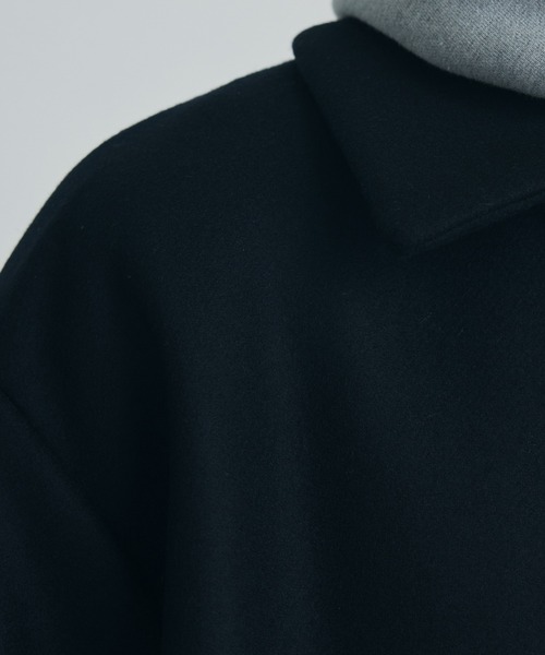 Super140s メルトン ショートジップブルゾン（ブルゾン）｜PUBLIC TOKYO（パブリックトウキョウ）