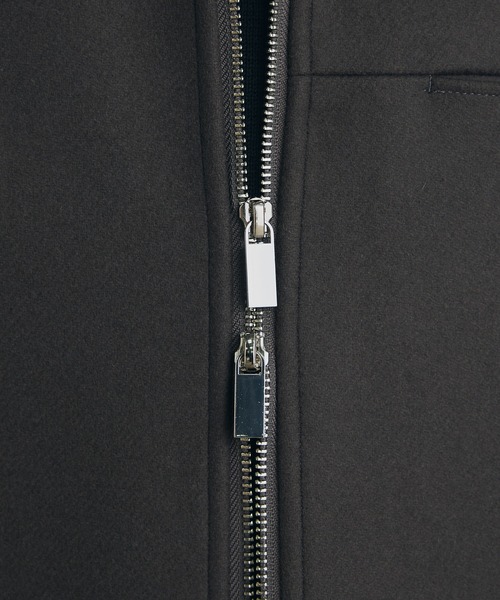 Super140s メルトン ショートジップブルゾン（ブルゾン）｜PUBLIC TOKYO（パブリックトウキョウ）