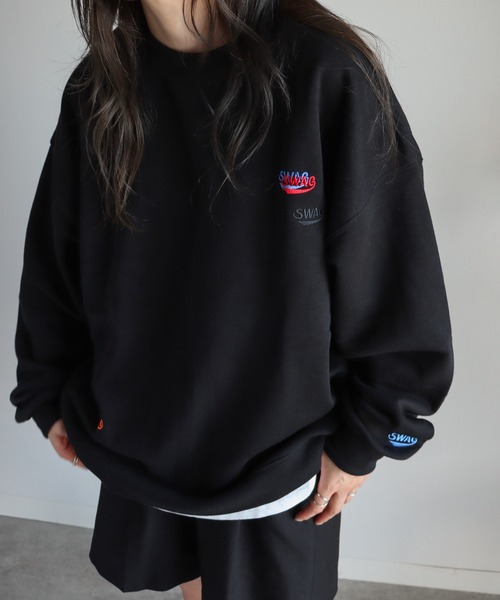 COURO（コウロ）の「サガラ刺繍ワッペンロゴスウェット（スウェット・レディース・ブルー系その他/パープル系その他/オートミール/グレー系その他/レッド系その他/パープル/ブルー/グレー/レッド/ブラック/グレー系その他2/グレー系その他3/ブルー系その他2/ブルー系その他3/パープル系その他2/レッド系その他2/アイボリー系/アイボリー系1/アイボリー系2/グレー系1/グレー系4/ライトグレー系4/ライトグレー系/ブラック系1/ライトグレー系2/グレー系5/ネイビー系/ライトグレー系1/ホワイト系その他/カーキ系2/アイボリー系7/チャコールグレー/グレー系/ブラック系/カーキ系/カーキ/アイボリー系6/カーキ系3/ネイビー/ライトグレー系3/ブラック系4/カーキ系1/ライトグレー系5/ブラック系5/アイボリー/アイボリー系5/グレー系2/ブラック系3/ピンク/ホワイト/アイボリー系3/アイボリー系4/グレー系3/ブラック系2/ネイビー系1/ホワイト系その他2/チャコール/グレー系6/ワイン系1/グレー系8/ネイビー系2/ワイン系/グレー系7/ワイン系2/ライトグレー系8/ブラウン系3/ライトグレー系6/ライトグレー系7/ブラック系6/ブラウン系/ブラウン系1/ブラック系7/ネイビー系3/ブラウン系2/ブラック系8/ネイビー系4/ワイン系3・M/L/XL）」の7枚目の写真