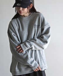 サガラ刺繍ワッペンロゴスウェット
