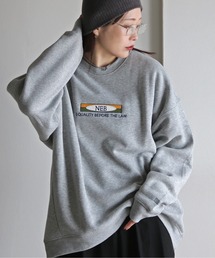 COURO（コウロ）の「サガラ刺繍ワッペンロゴスウェット（スウェット）」