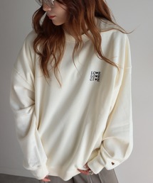 COURO（コウロ）の「サガラ刺繍ワッペンロゴスウェット（スウェット）」