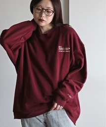 COURO（コウロ）の「サガラ刺繍ワッペンロゴスウェット（スウェット）」