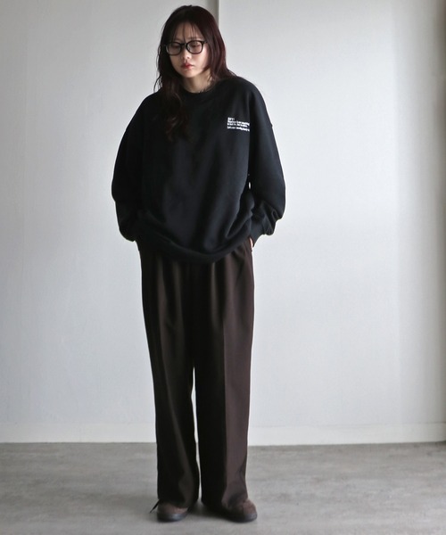 25SS【新品】STONE  袖ワッペンロゴ スウェット L 黒色 STONE ISLAND(ストーンアイランド) ワッペンロゴ クルーネック プル