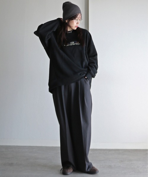 セール】サガラ刺繍ワッペンロゴスウェット（スウェット）｜COURO