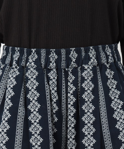 チチカカ(チチカカ)の「フラワーストライプワイドパンツ(その他パンツ・レディース・ベージュ/カーキ/ネイビー・FREE)」の13枚目の写真