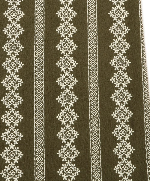 チチカカ(チチカカ)の「フラワーストライプワイドパンツ(その他パンツ・レディース・ベージュ/カーキ/ネイビー・FREE)」の17枚目の写真