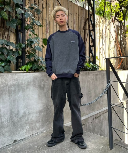 PENNEYS(ぺニーズ)の「【PENNEYS/ぺニーズ】別注 2トーン ラグランスウェット(Tシャツ/カットソー・レディース・ベージュ/ライトグレー/チャコールグレー・LARGE/MEDIUM)」の14枚目の写真