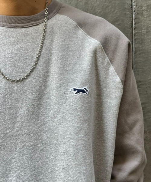 PENNEYS(ぺニーズ)の「【PENNEYS/ぺニーズ】別注 2トーン ラグランスウェット(Tシャツ/カットソー・レディース・ベージュ/ライトグレー/チャコールグレー・LARGE/MEDIUM)」の20枚目の写真