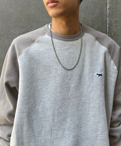 PENNEYS(ぺニーズ)の「【PENNEYS/ぺニーズ】別注 2トーン ラグランスウェット(Tシャツ/カットソー・レディース・ベージュ/ライトグレー/チャコールグレー・LARGE/MEDIUM)」の22枚目の写真