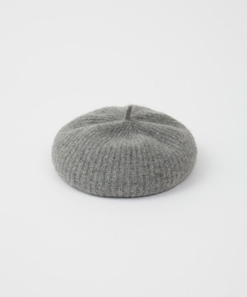 COLONY 2139（コロニートゥーワンスリーナイン）の「リブ編みベレー（ハンチング/ベレー帽・レディース・ブラック/ライトグレー/アイボリー・FREE）」の6枚目の写真