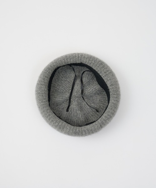 COLONY 2139（コロニートゥーワンスリーナイン）の「リブ編みベレー（ハンチング/ベレー帽・レディース・ブラック/ライトグレー/アイボリー・FREE）」の9枚目の写真