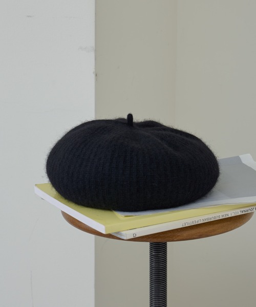 COLONY 2139（コロニートゥーワンスリーナイン）の「リブ編みベレー（ハンチング/ベレー帽・レディース・ブラック/ライトグレー/アイボリー・FREE）」の10枚目の写真