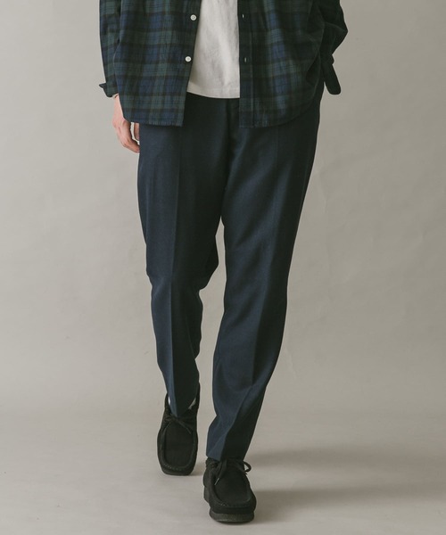 URBAN RESEARCH DOORS(アーバンリサーチドアーズ)の「ウールフラノテーパードトラウザー(その他パンツ・メンズ・チャコールグレー/ブラック系その他/ホワイト系その他/ブラウン/ネイビー・SMALL/MEDIUM/LARGE)」の8枚目の写真