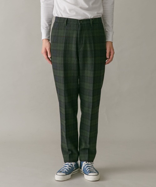 URBAN RESEARCH DOORS(アーバンリサーチドアーズ)の「ウールフラノテーパードトラウザー(その他パンツ・メンズ・チャコールグレー/ブラック系その他/ホワイト系その他/ブラウン/ネイビー・SMALL/MEDIUM/LARGE)」の15枚目の写真