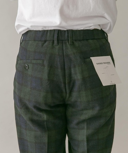 URBAN RESEARCH DOORS(アーバンリサーチドアーズ)の「ウールフラノテーパードトラウザー(その他パンツ・メンズ・チャコールグレー/ブラック系その他/ホワイト系その他/ブラウン/ネイビー・SMALL/MEDIUM/LARGE)」の20枚目の写真