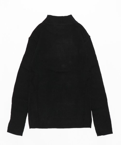 STYLEBLOCK（スタイルブロック）の「ストレッチリブモックネックセーター（ニット/セーター・メンズ・グリーン/ブラック/グレイッシュベージュ/セージグリーン/オフホワイト/チャコール/グレー/ワイン・L/M/LL）」の9枚目の写真