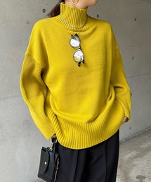 DouDouニットセーター 新品　イエロー　長袖 DouDou（ドゥドゥ）｜ニット/セーター（イエロー系）一覧 - WEAR