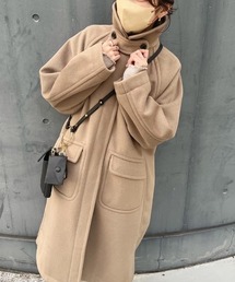 ウールライクステンカラーコート