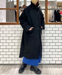 PUAL CE CIN | ウールライクステンカラーコート(ステンカラーコート)