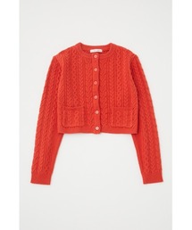 MOUSSY | CABLE COMPACT カーディガン(カーディガン/ボレロ)