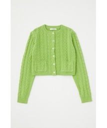 MOUSSY | CABLE COMPACT カーディガン(カーディガン/ボレロ)