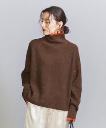 BEAUTY&YOUTH UNITED ARROWS | カラーネップ ライン タートルネック ウール ニット(ニット/セーター)