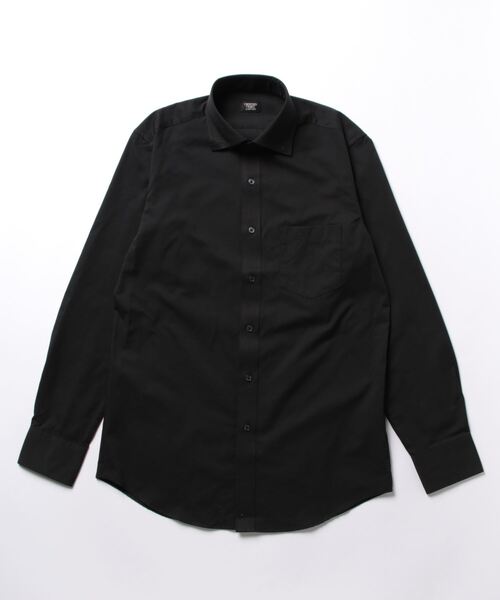 CROWDED CLOSET(クラウデッドクローゼット)の「【EASY CARE(イージーケア)】レギュラースナップダウン ツイルシャツ(ビジネスシャツ・メンズ・ホワイト/サックスブルー/ブラック・02/03/01/05/04)」の22枚目の写真