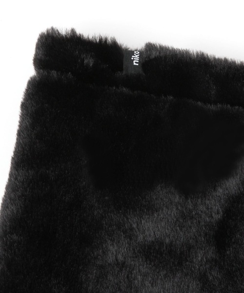 niko and...（ニコアンド）の「オリジナルフェイクファーボアネックウォーマー（ネックウォーマー/スヌード・レディース・ブラック/クリアグリーン/アイボリー/モカ/その他1/オレンジ・0）」の12枚目の写真