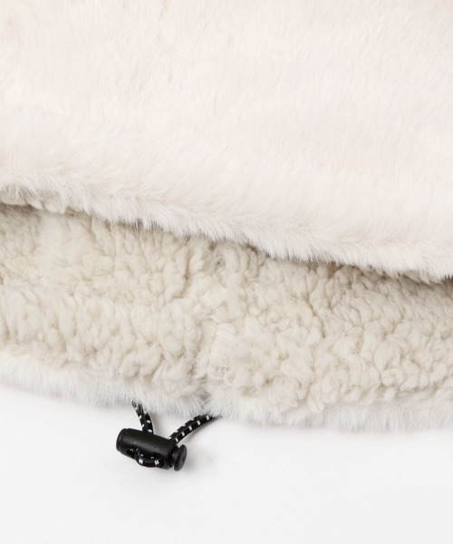 niko and...（ニコアンド）の「オリジナルフェイクファーボアネックウォーマー（ネックウォーマー/スヌード・レディース・ブラック/クリアグリーン/アイボリー/モカ/その他1/オレンジ・0）」の7枚目の写真