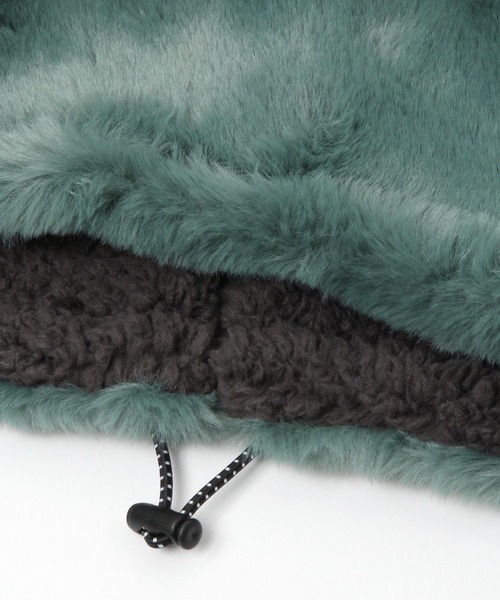 niko and...（ニコアンド）の「オリジナルフェイクファーボアネックウォーマー（ネックウォーマー/スヌード・レディース・ブラック/クリアグリーン/アイボリー/モカ/その他1/オレンジ・0）」の14枚目の写真