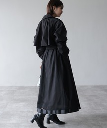 HERENCIA | バックチュール スプリング トレンチコート(トレンチコート)