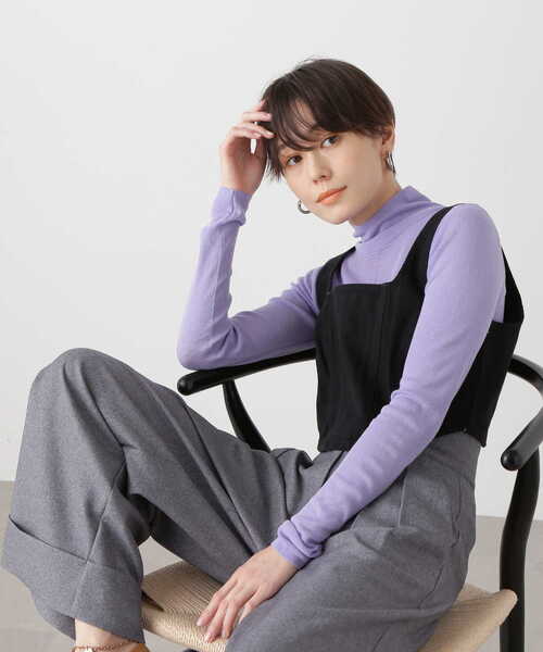 N.(N. Natural Beauty Basic)(エヌエヌナチュラルビューティーベーシック)の「◆デニムスクエアビスチェ(ベスト・レディース・ブラック/インディゴブルー・MEDIUM)」の15枚目の写真