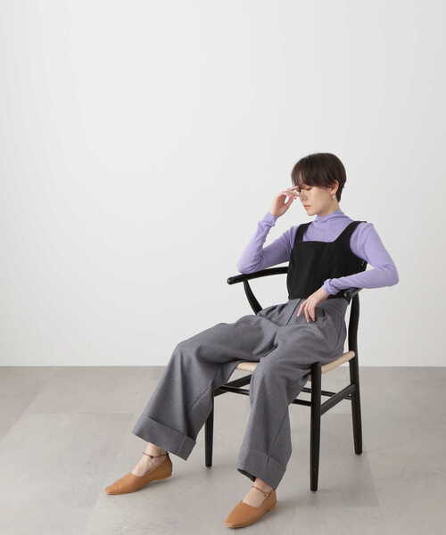 N.(N. Natural Beauty Basic)(エヌエヌナチュラルビューティーベーシック)の「◆デニムスクエアビスチェ(ベスト・レディース・ブラック/インディゴブルー・MEDIUM)」の17枚目の写真